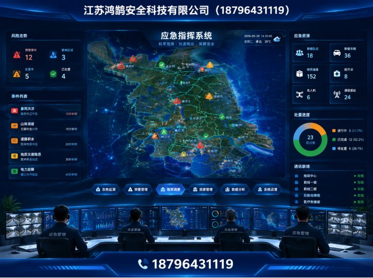 长春应急指挥系统展示图
